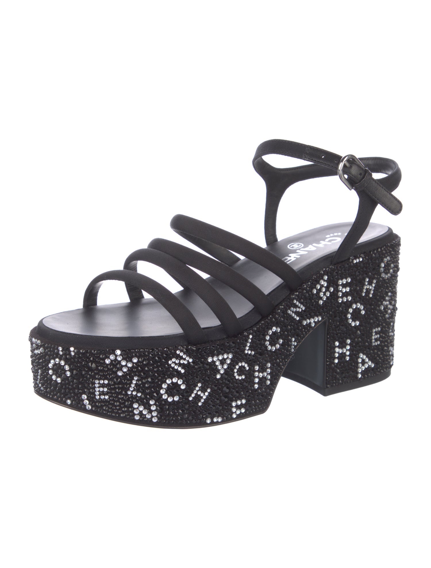 Chanel 2024 Interlocking CC Logo Gladiator Sandals